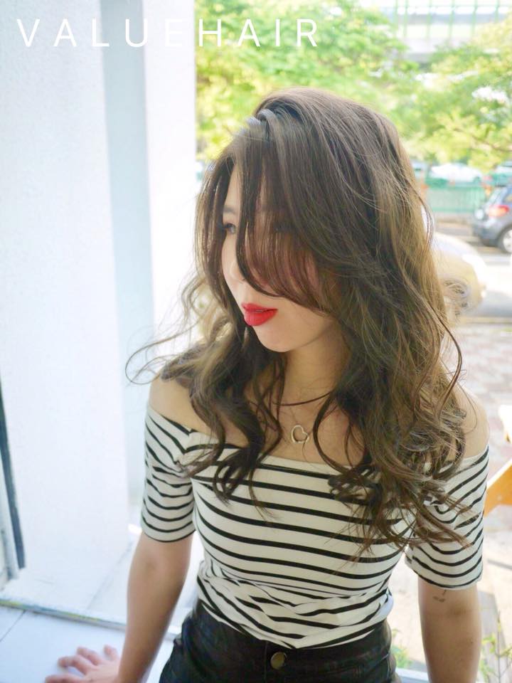 【台中染髮】亞麻茶棕色髮色