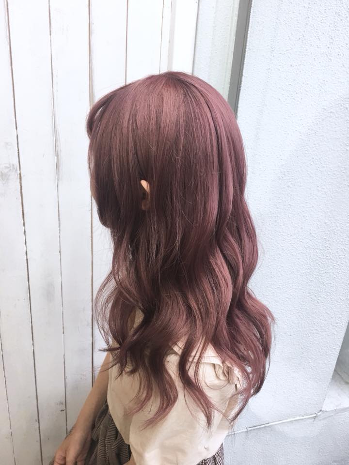 【台中染髮推薦】夢幻甜美的粉色系髮色