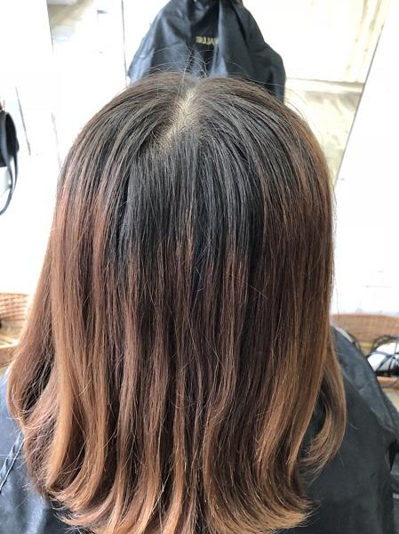 台中染髮推薦免漂髮-霧面棕髮色